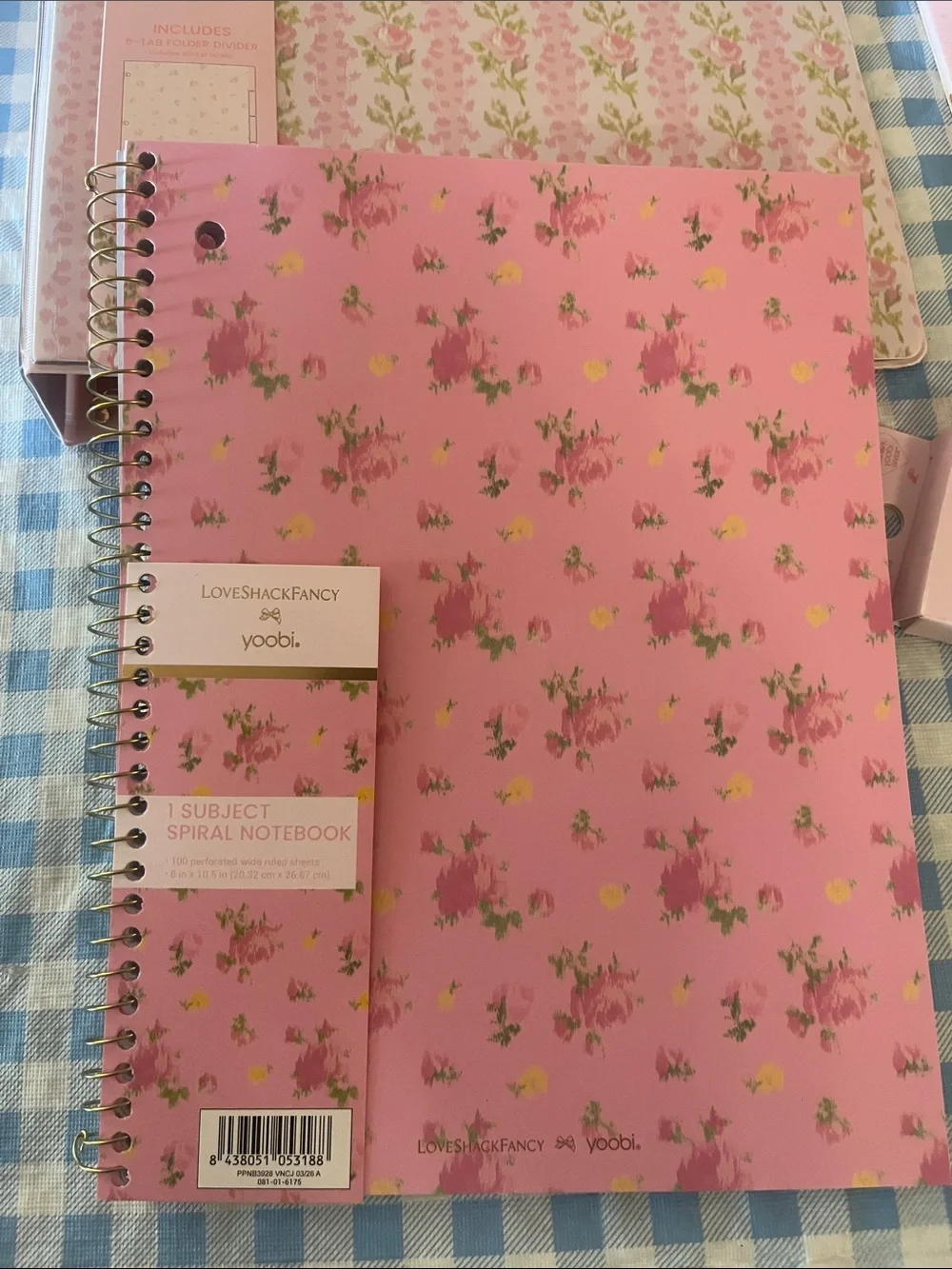 LoveShackFancy Pink Floral Party Stationery Set
